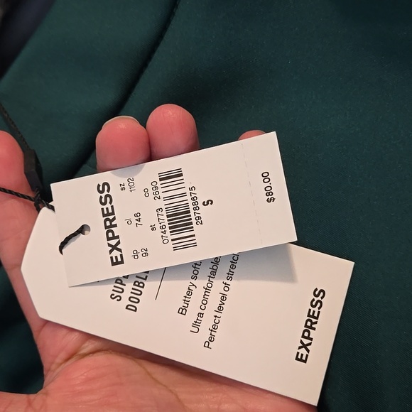 Express Size: small Color: green Brand new with tags Supersoft Double knit - Picture 5 of 6